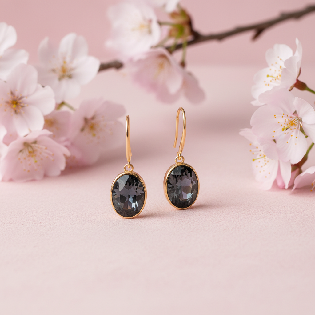 Pendientes negros primavera